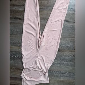 Light pink cut out jumpsuit.